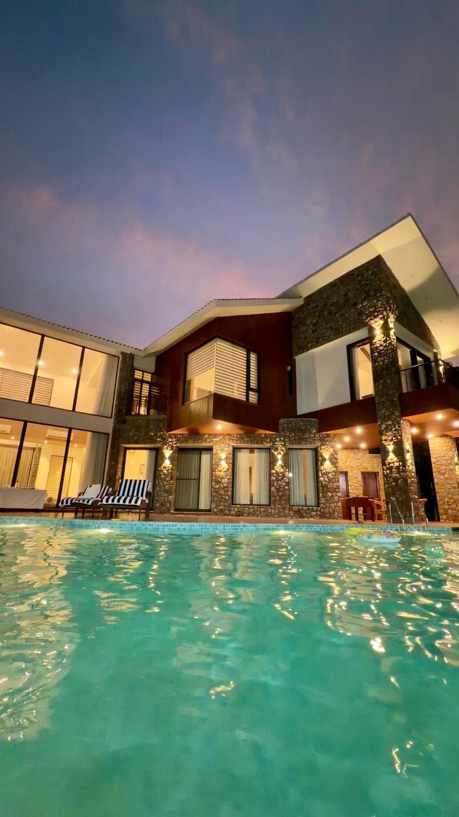Palmwood Hills at dusk — find us on Google Maps